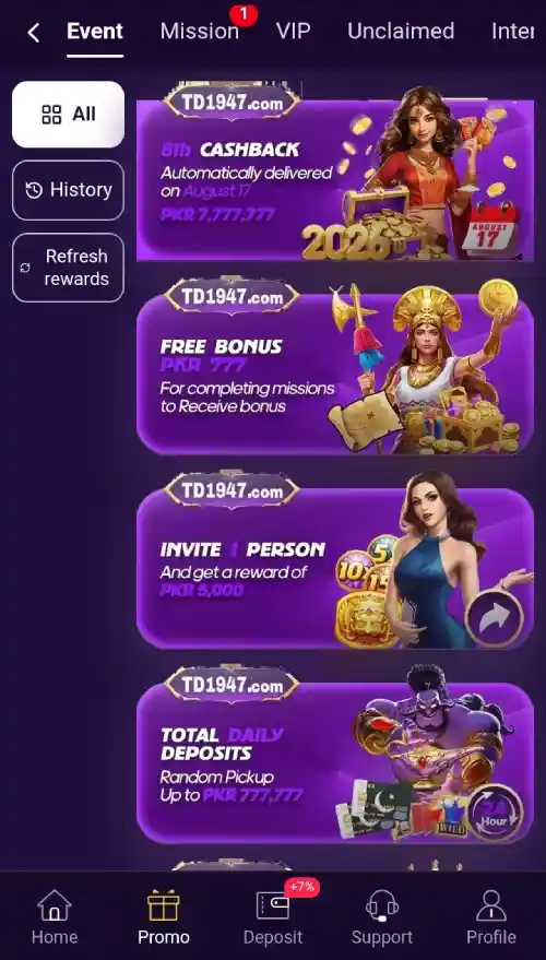 TD1947 Game APK Download, Registration & Features 2
